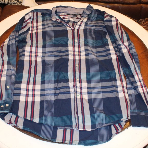 Tommy Hilfiger Other - TOMMY NEW YORK FIT PLAID BUTTON DOWN XXL